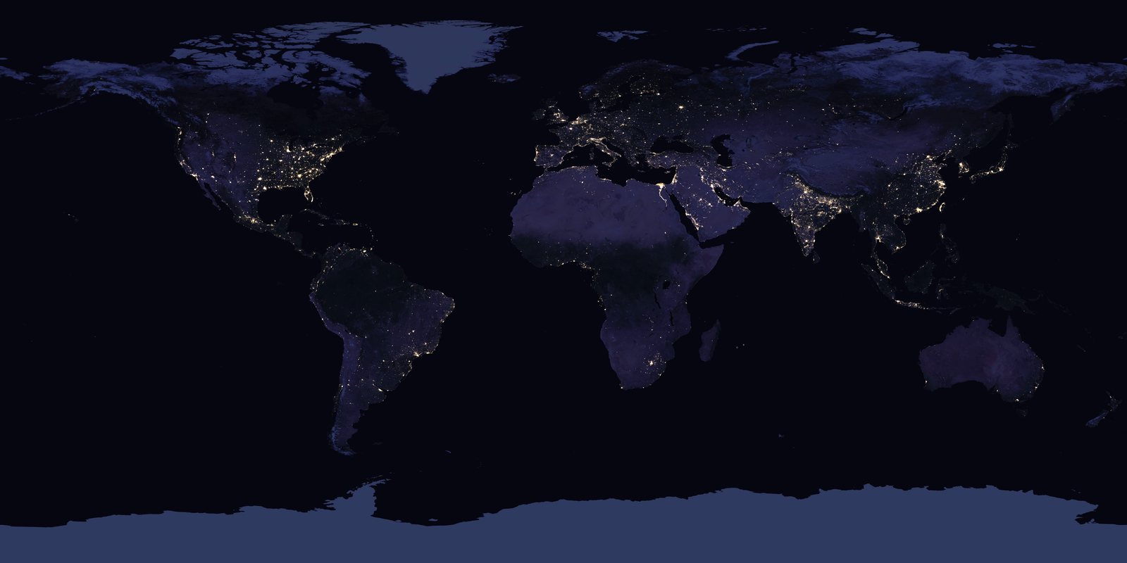 The TORSDEN map at night